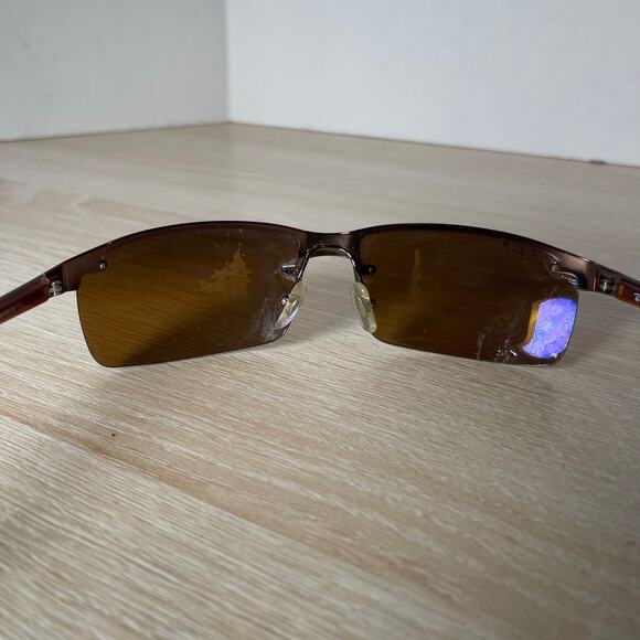Ray-Ban RB3276 014/84 Sunglasses Top Bar FRAMES ONLY Wrap Brown 64-13 WIDE ARMS - Picture 6 of 9